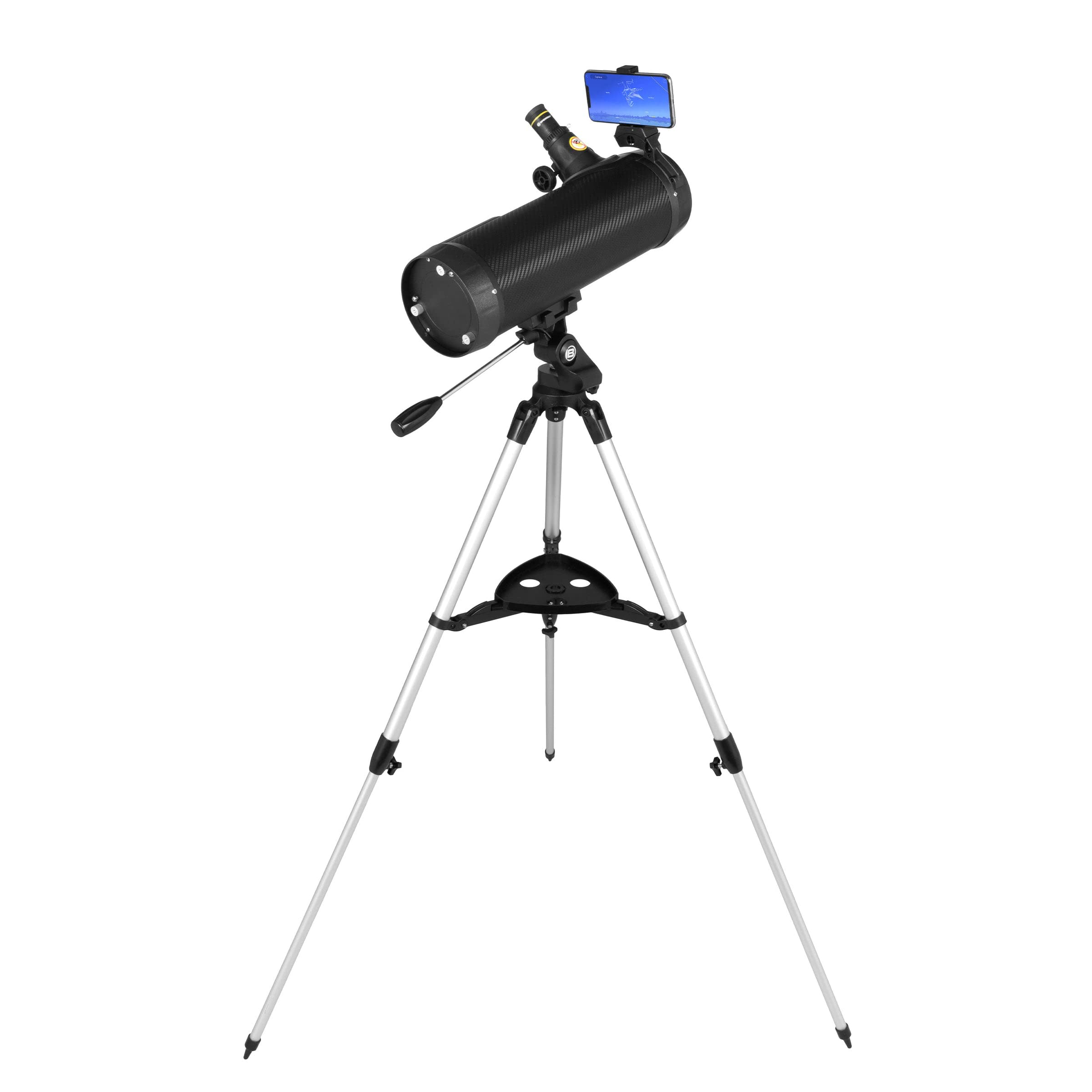 National Geographic 114mm Astronomical Reflector Telescope with Adjustable Tripod and Astronomy App for Young Astronomers and Adult Sky Watchers