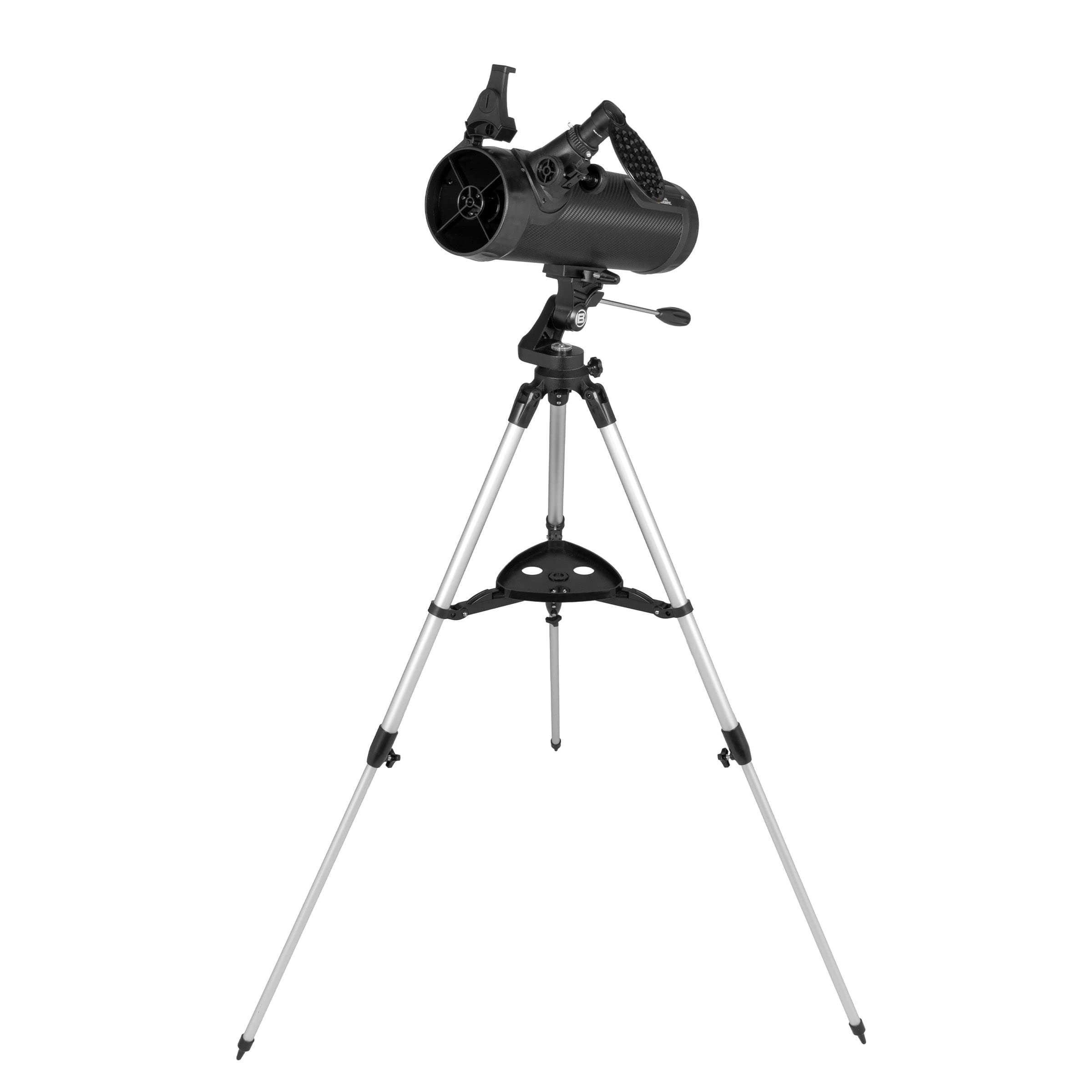 National Geographic 114mm Astronomical Reflector Telescope with Adjustable Tripod and Astronomy App for Young Astronomers and Adult Sky Watchers