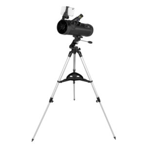 National Geographic 114mm Astronomical Reflector Telescope with Adjustable Tripod and Astronomy App for Young Astronomers and Adult Sky Watchers