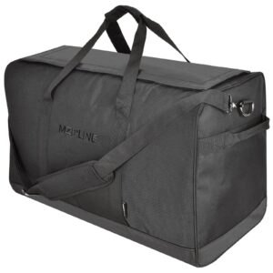 mzipline xl large duffle bag-smell proof-bag resistant sport gym overnight weekender bag,big capacity travel duffel holdall bag with carbon lining (black, large)