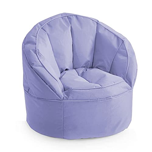 Urban Lifestyle Canvas Bean Bag Chair, Purple, Large