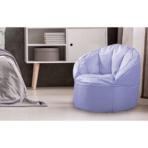 Urban Lifestyle Canvas Bean Bag Chair, Purple, Large