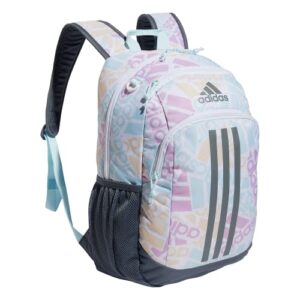 adidas creator 2 backpack, adi multi collage/onix grey/almost blue, one size