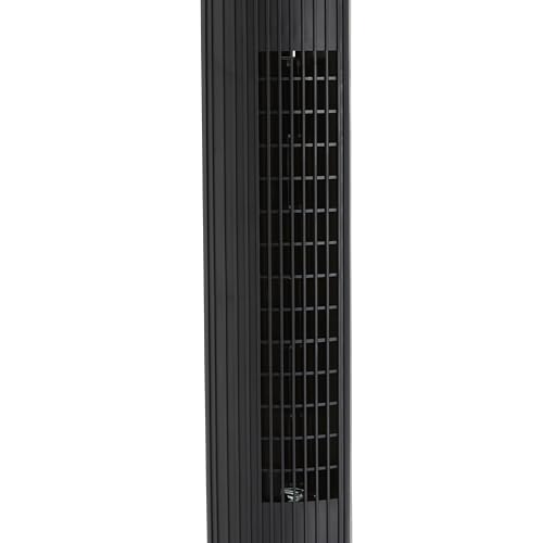 Amazon Basics Oscillating Tower Fan with Mechanical Control, Manual 3 Speeds, for Bedroom, for Home, 28 Inch, Black