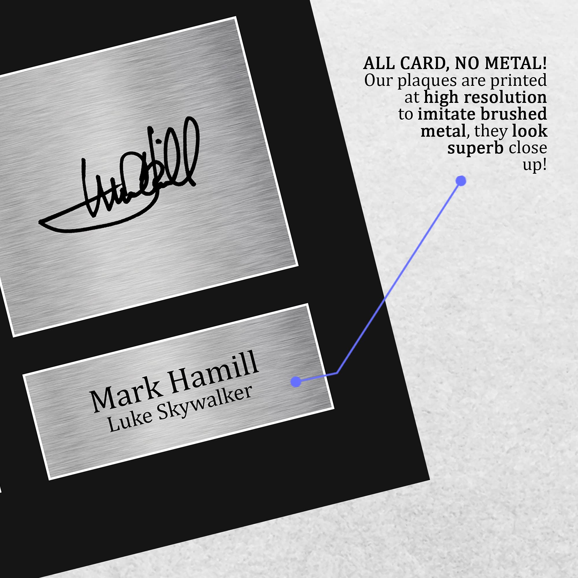 HWC Trading Mark Hamill USL Signed Printed Autograph Star Wars Print Photo Picture Display - US Letter Size