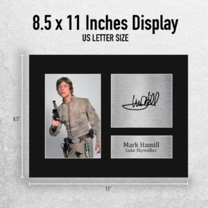 HWC Trading Mark Hamill USL Signed Printed Autograph Star Wars Print Photo Picture Display - US Letter Size