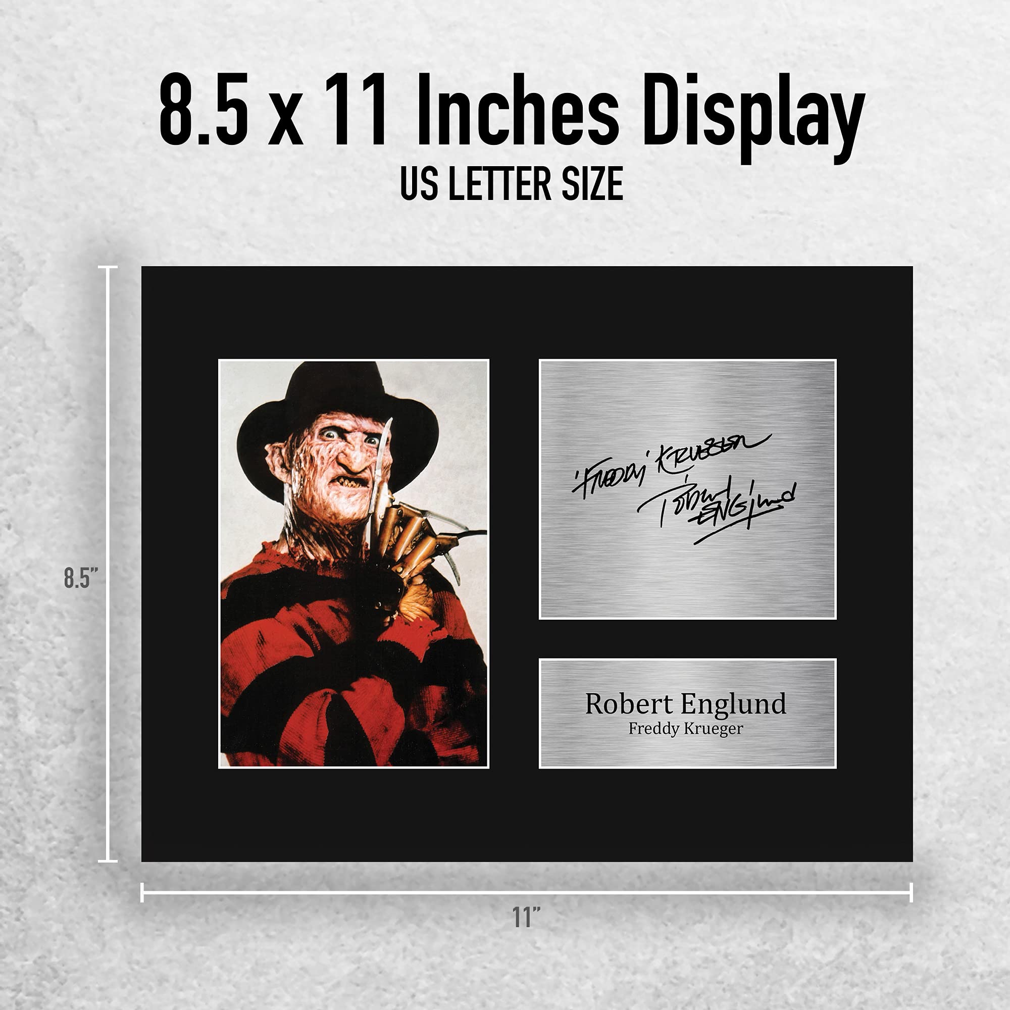 HWC Trading Robert Englund Freddy Krueger Gifts USL Printed Signed Autograph Picture for Movie Memorabilia Fans - US Letter Size