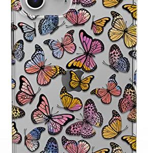 Casely iPhone 13 Pro Max Case | Free Spirit | Rainbow Butterfly Case Design Compatible Only with iPhone 13 Pro Max (Classic Collection)