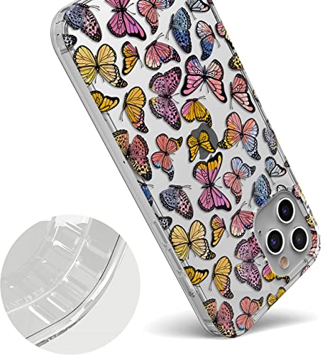 Casely iPhone 13 Pro Max Case | Free Spirit | Rainbow Butterfly Case Design Compatible Only with iPhone 13 Pro Max (Classic Collection)