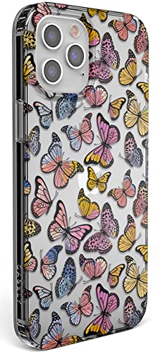 Casely iPhone 13 Pro Max Case | Free Spirit | Rainbow Butterfly Case Design Compatible Only with iPhone 13 Pro Max (Classic Collection)