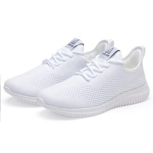 BXYJDJ Men's Running Shoes Walking Trainers Sneaker Athletic Gym Fitness Sport Shoes Lightweight Casual Working Jogging Outdoor Shoe White Size12.5