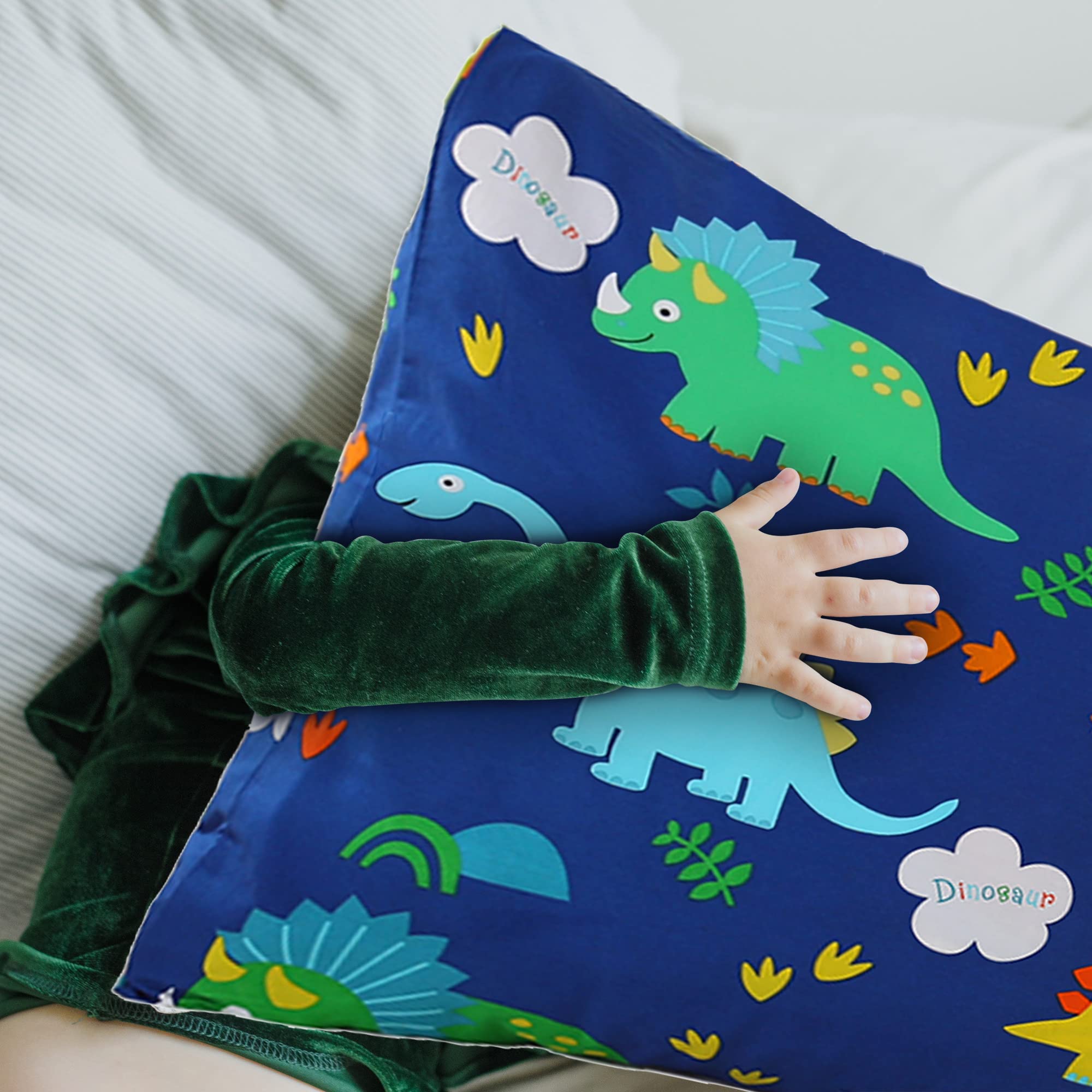 Cloele Body Pillow Cover Microfiber Long Pillow Cases Full Length Pillow Case - 20x54 inches Cartoon Dinosaur Ultra Soft Body Pillowcase with Hidden Zipper Body Pillow Pillowcases