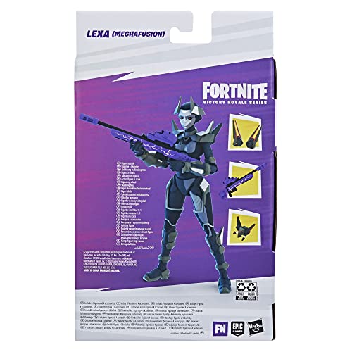 FORTNITE Victory Royale Series Lexa (Mechafusion) Collectible Action Figure for 8+ Years with Accessories 6-Inch