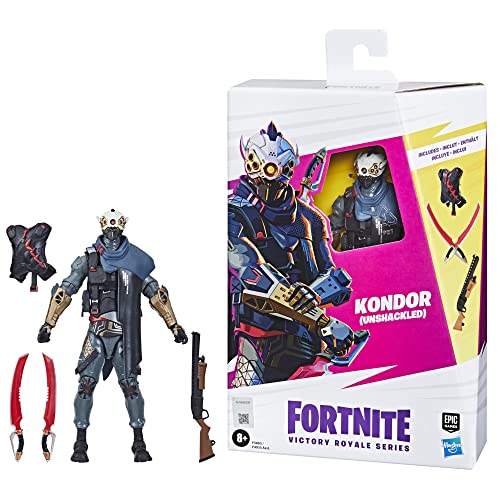 FORTNITE Victory Royale Series Kondor (Unshackled) Collectible Action Figure with Accessories - Ages 8 and Up, 6-inch