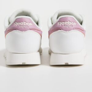 Reebok Women's Classic Leather Sneaker, Vegan Collection/Chalk/Infused Lilac, 8.5