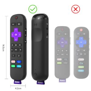 Silicone Remote Case for Roku Voice Remote Pro,Select Series 4K/lus Series 4K TVs 2024,RCS01R Shockproof Protective Cover for Ultra(2019-2011) with Lanyard for Streaming Stick 4K+ Remote(Blue)