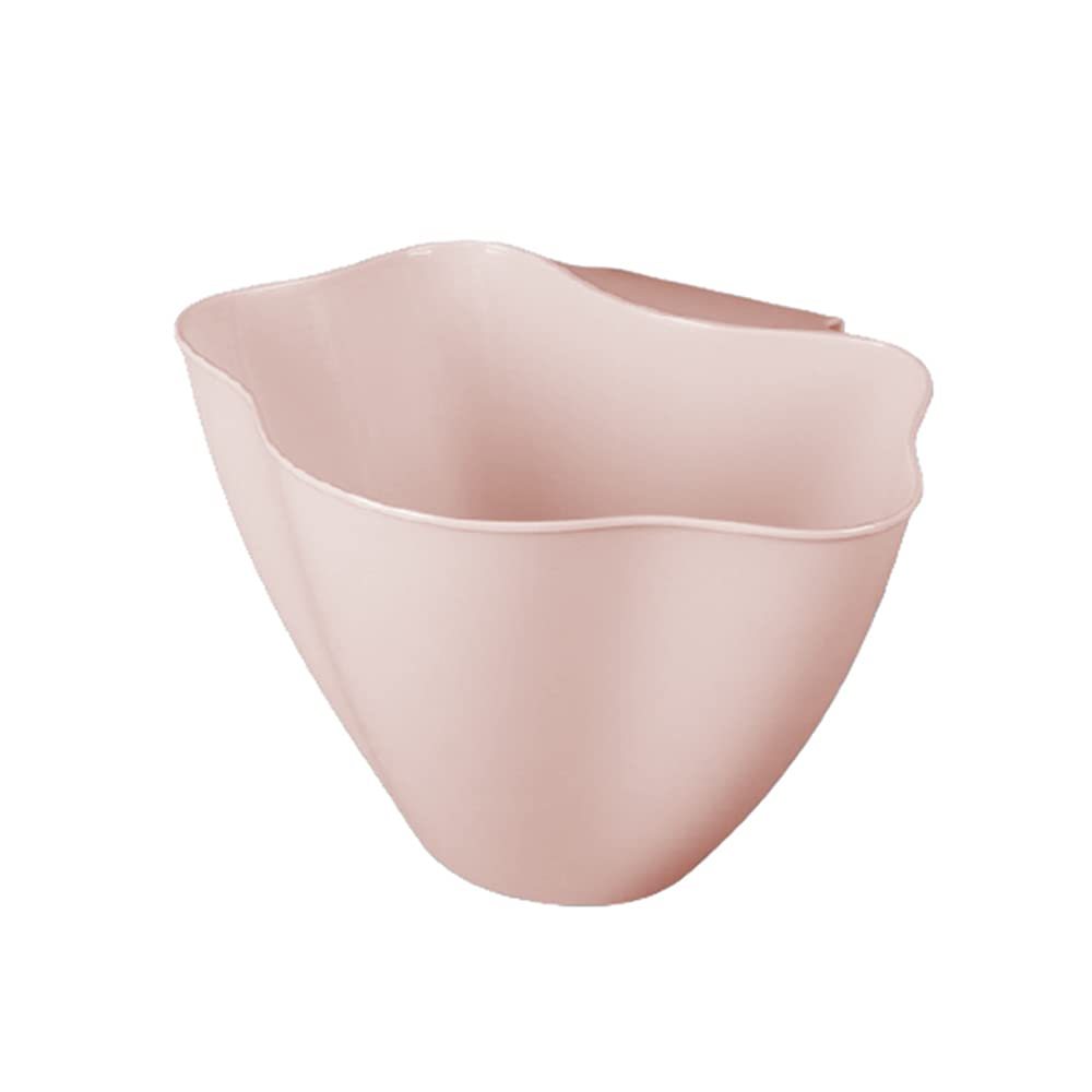 Muellery Hanging Kitchen Waste Bin Over-Cabinet Garbage Bowl Trash Can Collecting Food Scraps Pink TPKS79788Pink