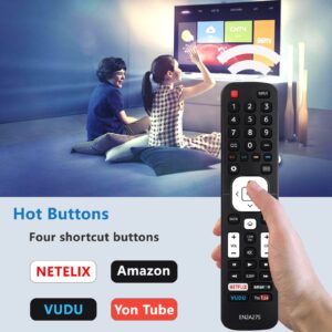 for Hisense Android TV Remote Control Compatible with All Hisense 4K LED HD UHD Android Smart TVs