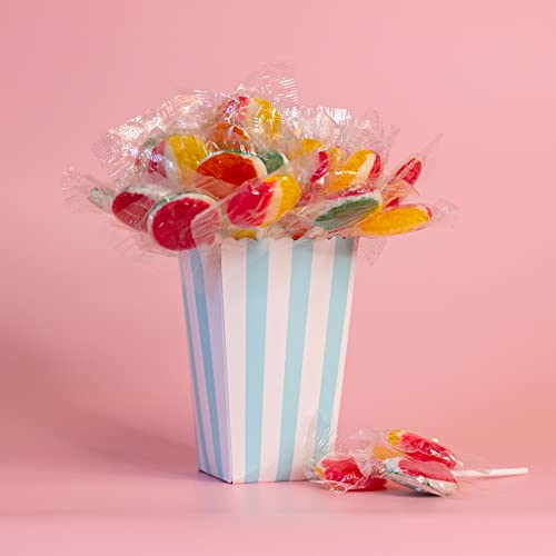 Fruit Lollipops Hard Candy, Bulk Pack 2 Pounds (75 Count), Party Favors, Pinata Stuffers