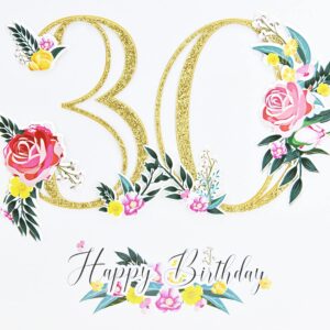 Happy 30th Birthday Pop Up 3D Greeting Card