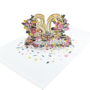 Happy 30th Birthday Pop Up 3D Greeting Card