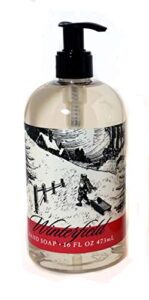 greenwich bay trading company holiday collection: winterfield 16oz hand soap, 16 ounce hand soap