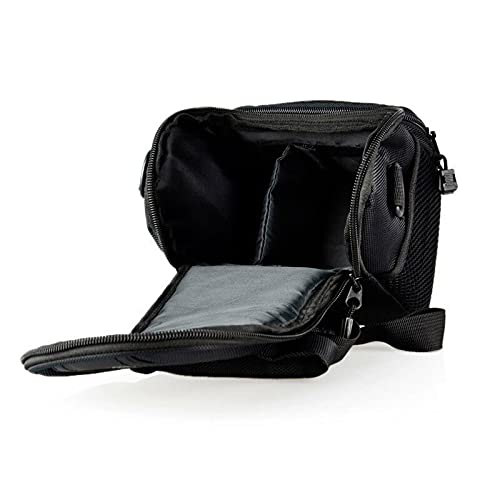 Camera Case Lightweight Black Strap Shoulder Bag for Olympus EP7 E-P7 PEN-F E-PL10 E-PL9 E-PL8 E-PL7 E-PL6 E-PL5 E-PL3 E-PL2 E-PL1 E-P5 E-P3 E-P2 E-PM2 E-PM1