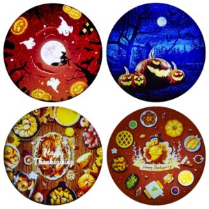 laview halloween & thanksgiving disc set galaxy projector suitable for thanksgiving gift for family and friends,night light for kids adults baby nursery and bedroom decoration
