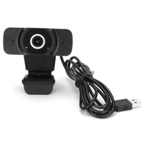 YYOYY 1080P/30FPS PC Webcam with Noise-Cancelling Microphone, USB Computer Web Camera for PC, Laptop and Desktop, Plug and Play, Webcam for Video Conferencing