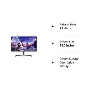 LG 32QN55T-B 32inch QHD IPS HDR10 Monitor with FreeSync Black (Renewed)