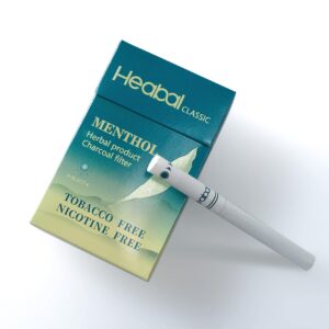 HEABAL Herbal Cigarettes - Nicotine Free & Tobacco Free 20/Pack (Menthol)