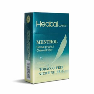 HEABAL Herbal Cigarettes - Nicotine Free & Tobacco Free 20/Pack (Menthol)