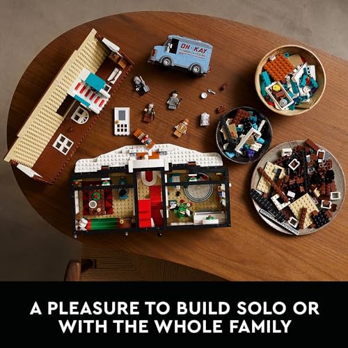 LEGO Ideas Home Alone McCallisters’ House 21330 Building Set for Adults, Movie Collectible Gift Idea with 5 Minifigures