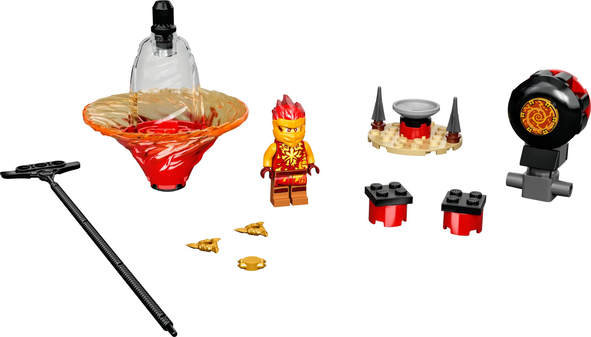 LEGO NINJAGO Kai’s Spinjitzu Ninja Training 70688 Spinning Toy Building Kit with NINJAGO Kai; Gift for Kids Aged 6+ (32 Pieces)