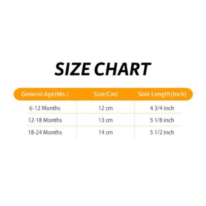 woorooroo Baby Boys&Girls Shoes Baby Walking Shoes First Walking Shoes Infant Sneakers Crib Shoes for Baby Non-Slip Breathable Shoes 6 9 18 Months(21006-gray-17)