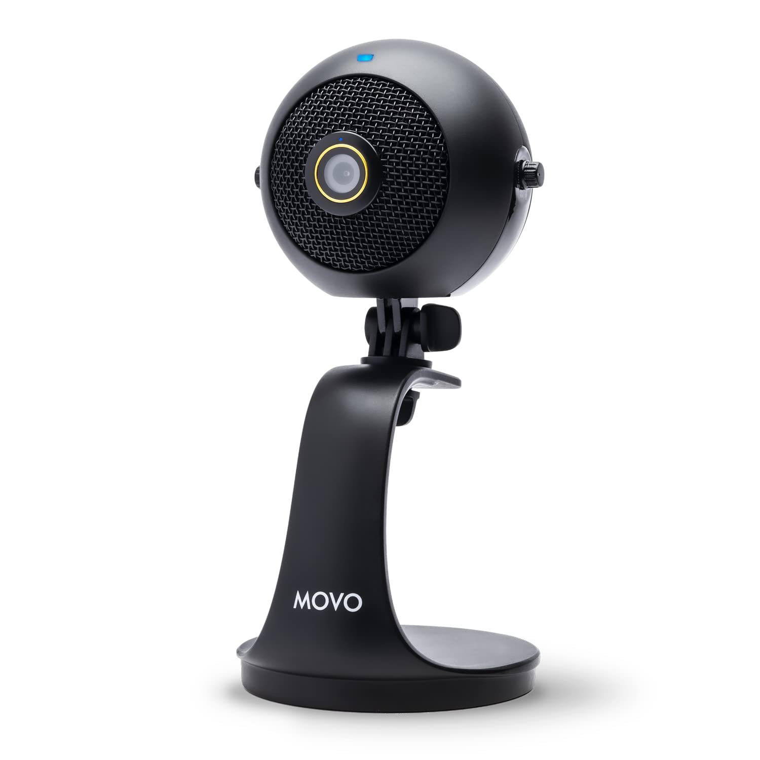 Movo WebMic-HD Webcam and Condenser Microphone - 1080p HD Webcam and Pro Cardioid Condenser Mic - HD USB Camera and Computer Microphone for Streaming, Gaming, Work-from-Home, Video Calls