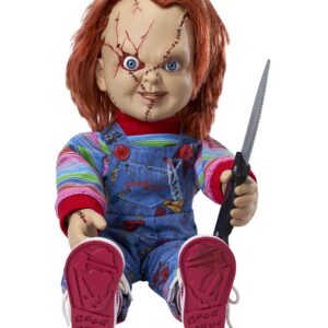 Spirit Halloween 2 Ft Talking Chucky Doll | Officially Licensed