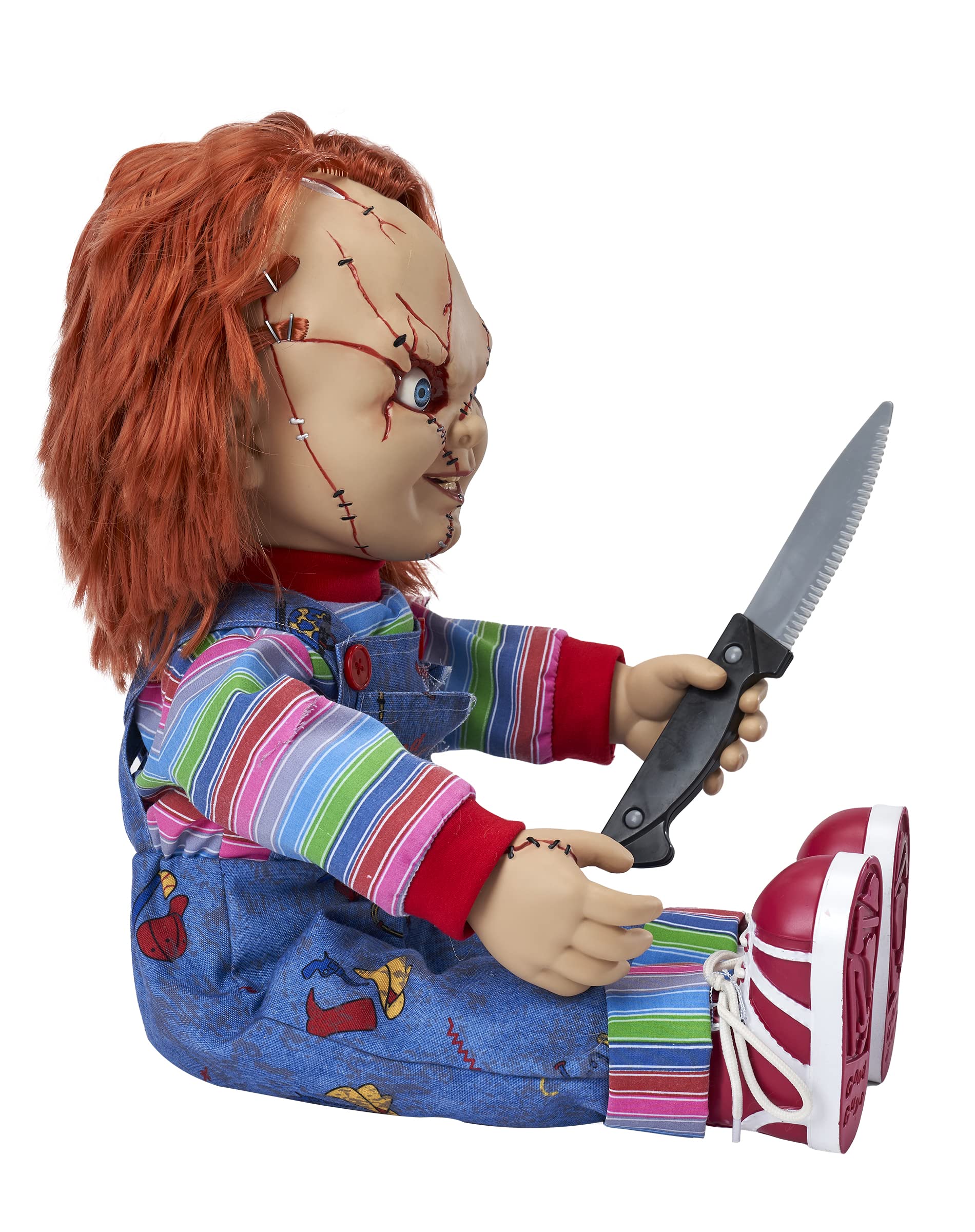 Spirit Halloween 2 Ft Talking Chucky Doll | Officially Licensed