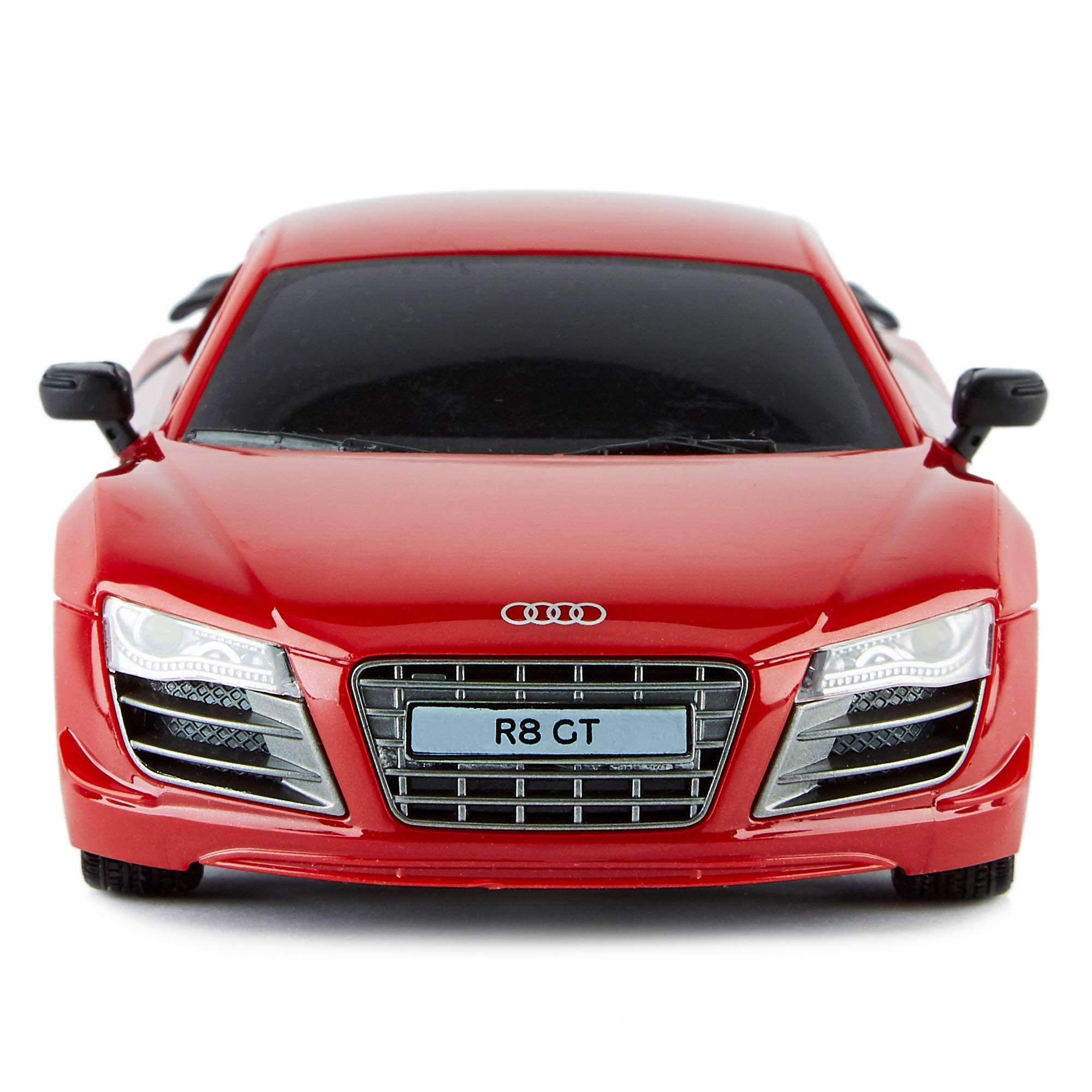 CMJ RC Cars Audi R8 GT 1:24 Scale Radio Controlled Car Licensed RC Car Series for Girls and Boys Age 8 9 10 11 12 Years Holiday Ideal Gift (Red)