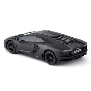 CMJ RC Cars Lamborghini LP700-4 Remote Control RC Car Officially Licensed 1:24 Scale Working Lights 2.4Ghz. Great Kids Play Toy Auto (Black)