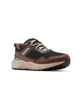 columbia men's plateau waterproof hiking shoe, bison brown/warm copper, 11.5