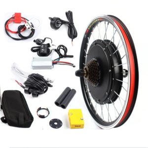 LOYALHEARTDY 20" Rear Wheel Hub Electric Bike Conversion Kit, 48V 1000W E-Bike Powerful Hub Motor Kit with SW-810LED Display Waterproof Wire Rear Wheel Hub Assembly Motor Kit (US Stock)