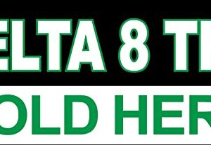 4 LESS CO 18x48 Inch DELTA 8 SOLD HERE Vinyl Banner CBD Sign kb