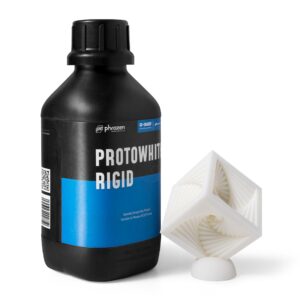 phrozen protowhite rigid resin 405nm lcd uv-curing standard photopolymer resin great for industrial prototype (1kg)