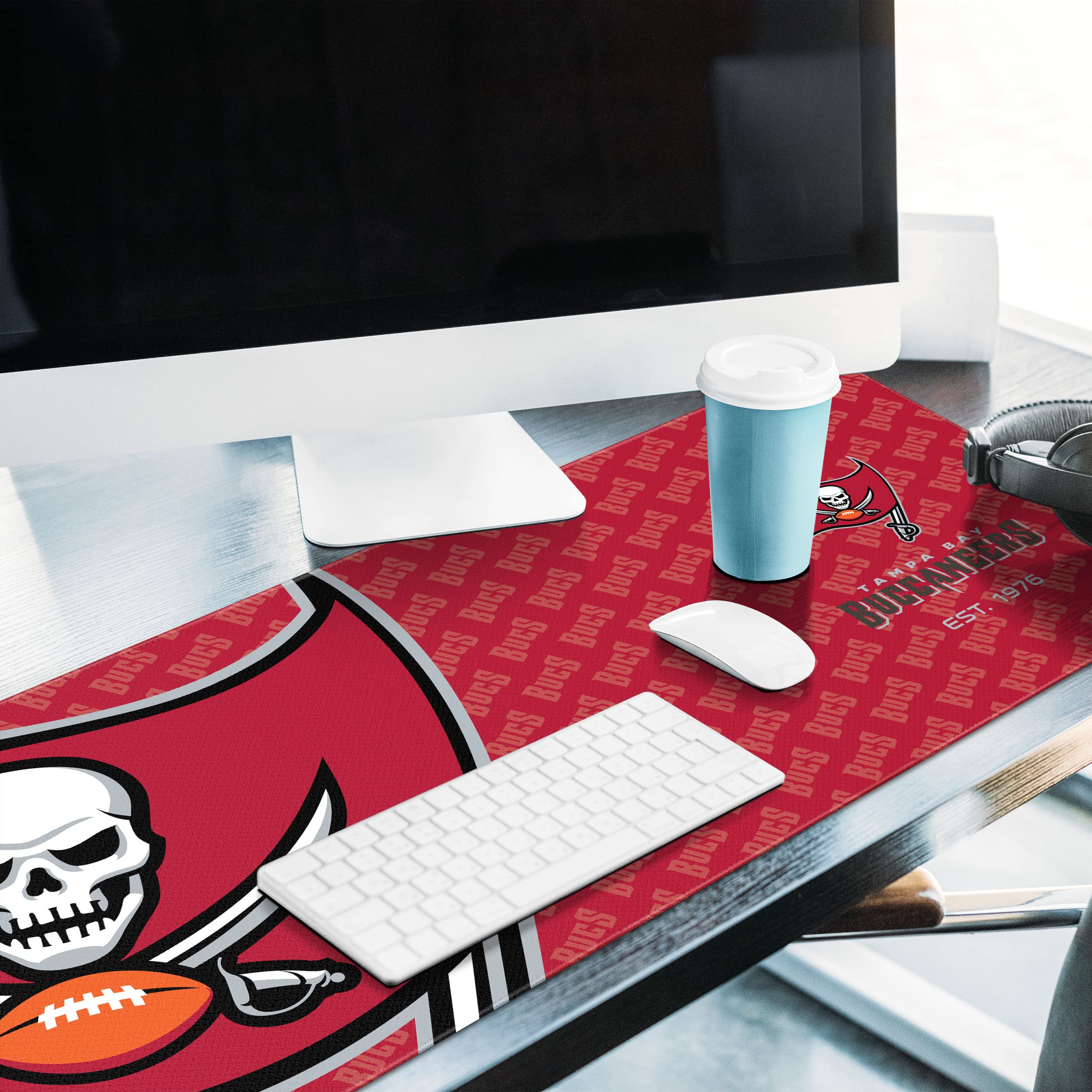 YouTheFan NFL Tampa Bay Buccaneers Logo Series Desk Pad