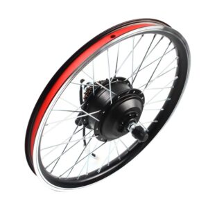 YIYIBYUS 20" Rear Wheel Conversion Kit, 36V 250W Electric Bicycle Conversion Kit E-Bike Tire Hub Motor Assembly Conversion Kit for Both V Brake and Disc Brake