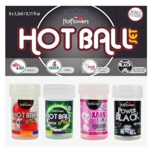 hot ball set - hot&ice, shock, xana loka, power black - hot flowers hot balls – brazilian ball