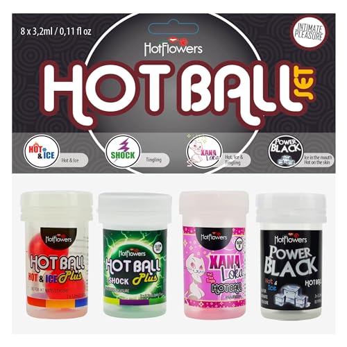 HOT Ball Set - HOT&ICE, Shock, XANA LOKA, Power Black - Hot Flowers Hot Balls – Brazilian Ball