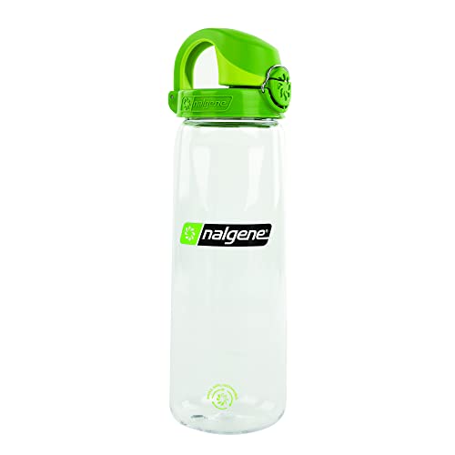 Nalgene Sustain Tritan BPA-Free On The Fly Water Bottle Made with Material Derived from 50% Plastic Waste, 24 OZ, Clear with Sprout