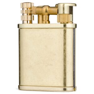 2 in 1 Lighetr Permanent Match Antique Style Lift Arm Kerosene Lighter with Permanent Match (Bronze)